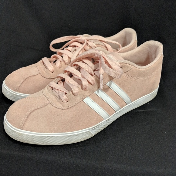 adidas | Shoes Adidas Neo Suede Courtset Sneakers In Blush | Poshmark